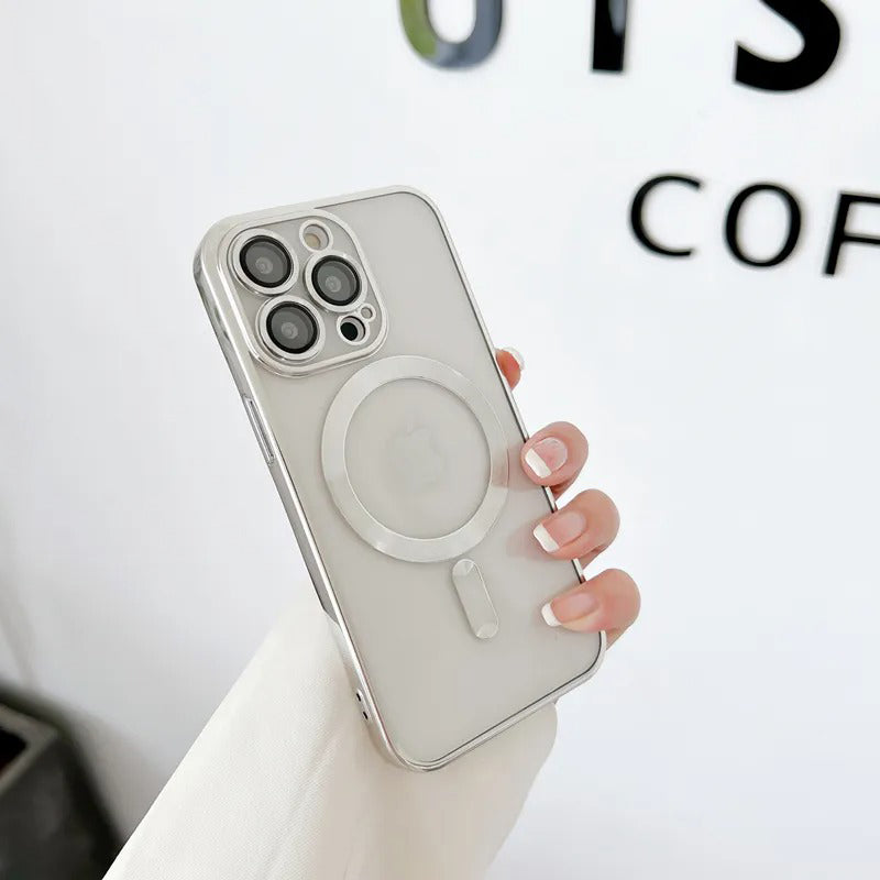 ShopyCell Smart Magnetic Wireless laden Handy Hülle für iPhone Schwarz