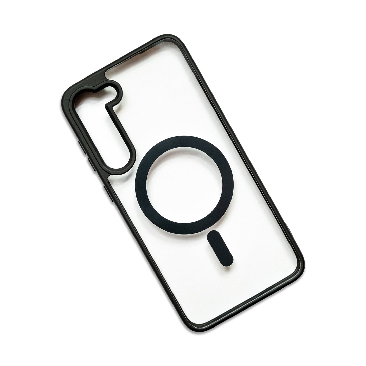 ShopyCell Smart Magnetic Wireless laden Handy Hülle für Samsung Schwarze Farbe
