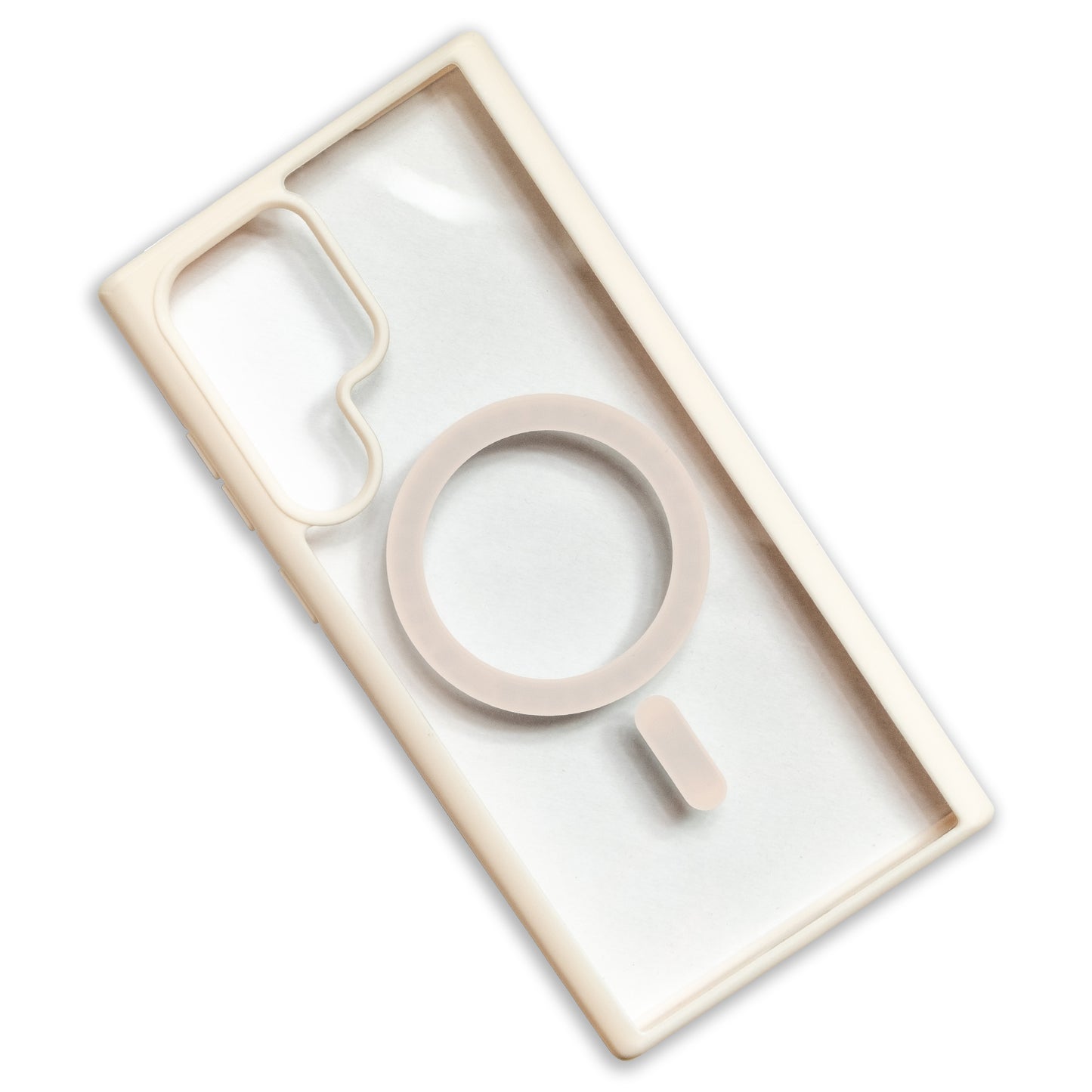 ShopyCell Smart Magnetic Wireless laden Handy Hülle für Samsung Hellrosa Farbe